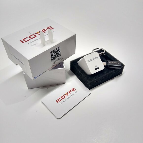 ICOVFE Pro Butler PD Charger 18W USB-C Model R5401 Compact & Portable / Keychain - Picture 7 of 7